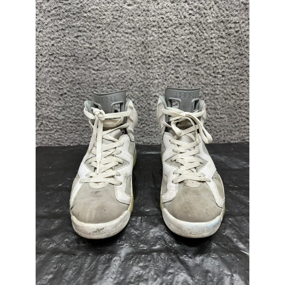 Air Jordan 6 Retro Cool Grey High Top Sneakers CT8529-100 Mens Size 9 US